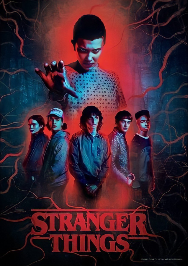 Photo from https://www.walmart.com/ip/Netflix-Stranger-Things-Season-4-Group-Wall-Poster-22-375-x-34/627128132