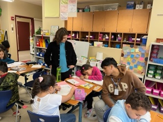 ACE involves themselves in Ellsworth’s heartwarming environment by getting to know the 3rd graders as well as learning how to care for the community. 