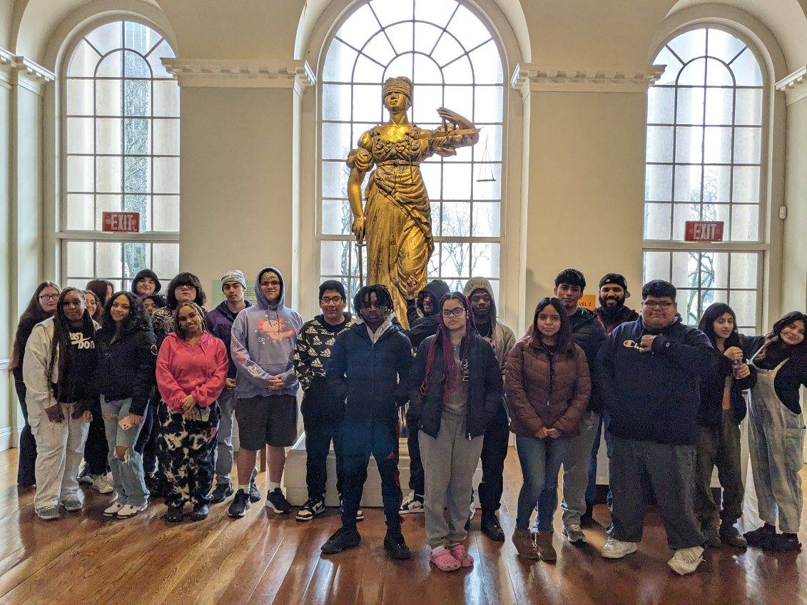 Twenty One ACE students and two ACE teachers visited the CT State House on February 16, 2024.