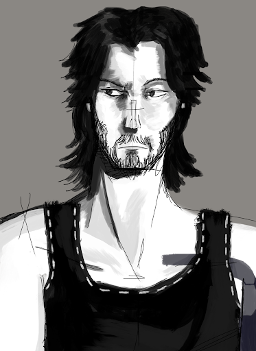 Keanu Reeves Digital painting